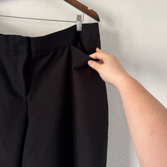 Black Tailored Trouser Minimalist Chic Curvy Fit Size 20W JM Collection EUC - Picture 2 of 12